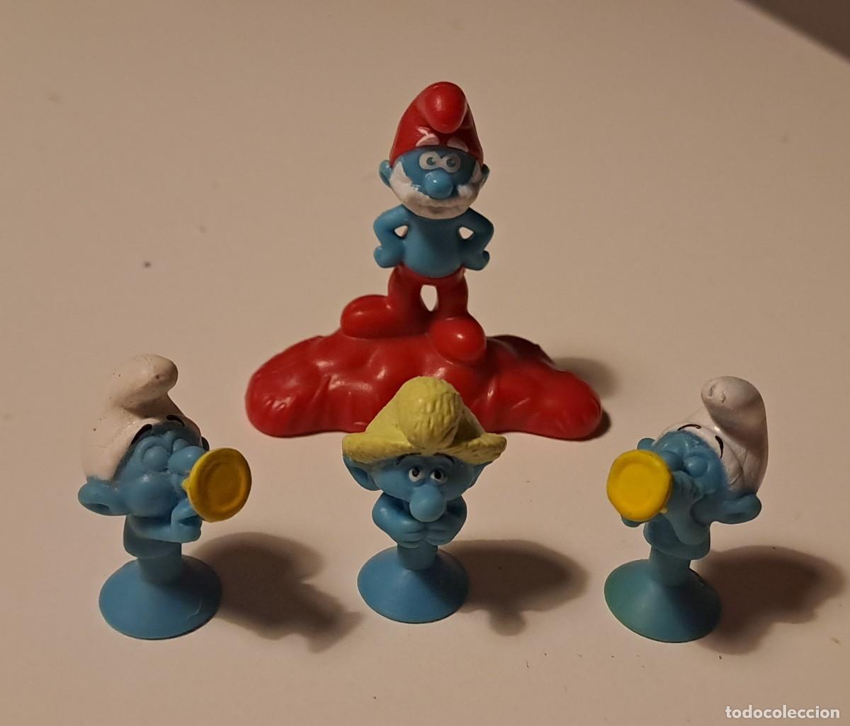 Figuras de goma Kinder: PEQUE&Ntilde;AS FIGURITAS LOS PITUFOS - Foto 1