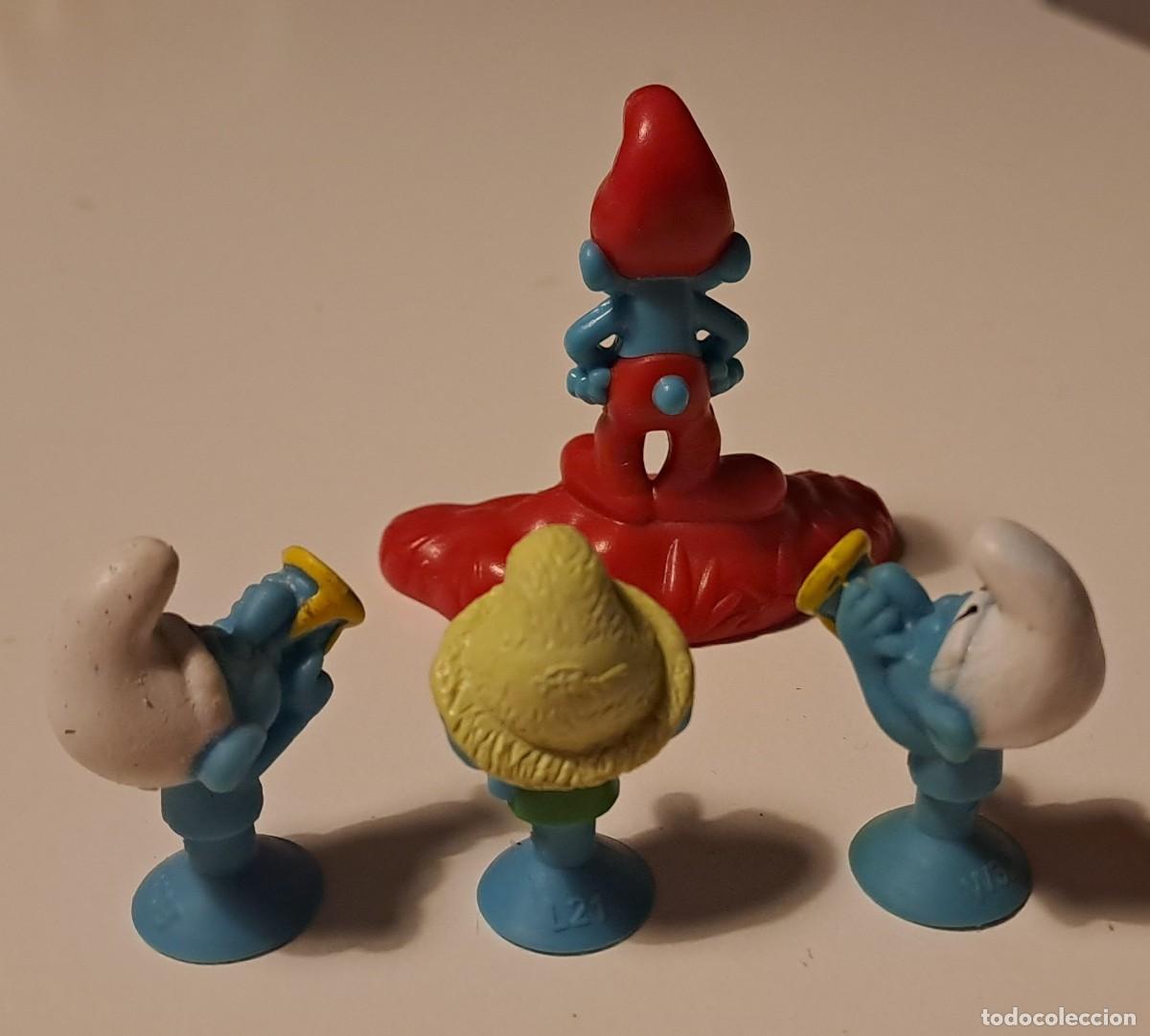 Figuras de goma Kinder: PEQUE&Ntilde;AS FIGURITAS LOS PITUFOS - Foto 2