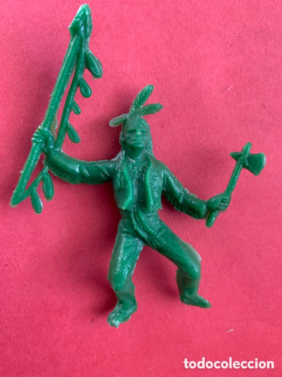 Figuras de goma y PVC: Indio pl&aacute;stico comansi - Foto 1