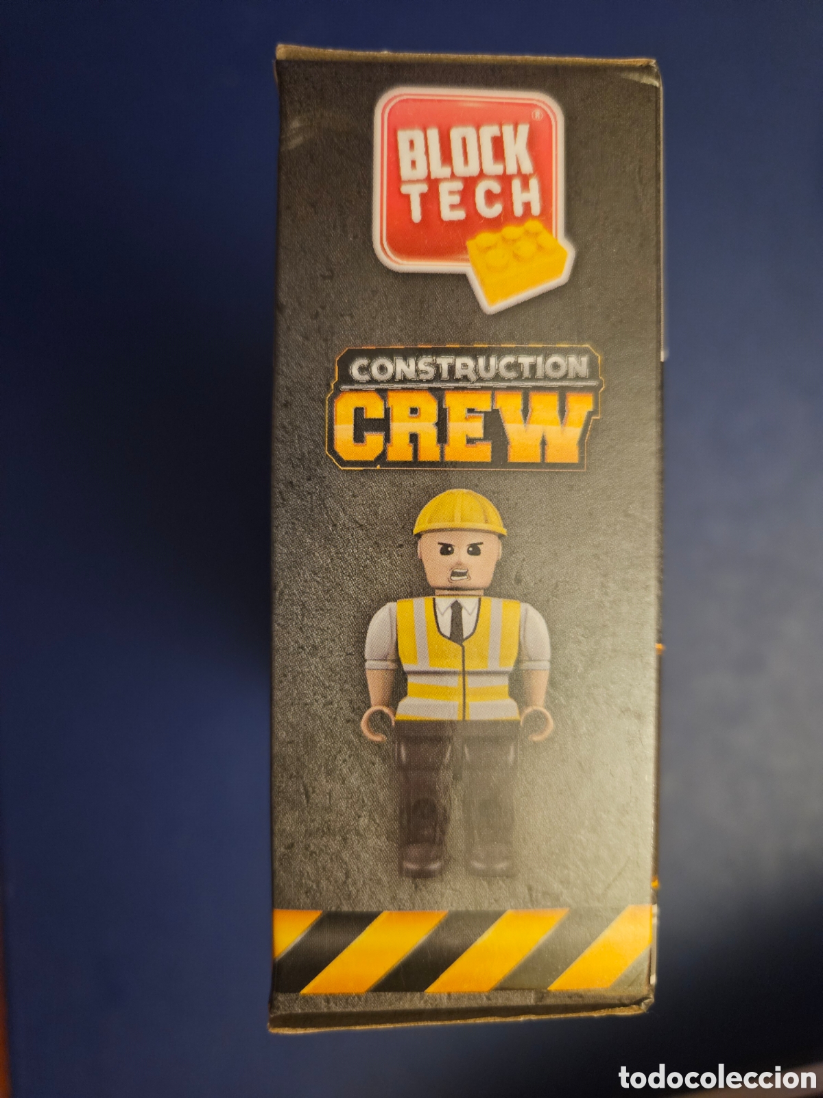 Figuras de goma y PVC: 3 FIGURAS CONSTRUCTION CREW BLOCK TECH COMPATIBLE LEGO 2018 - Foto 3