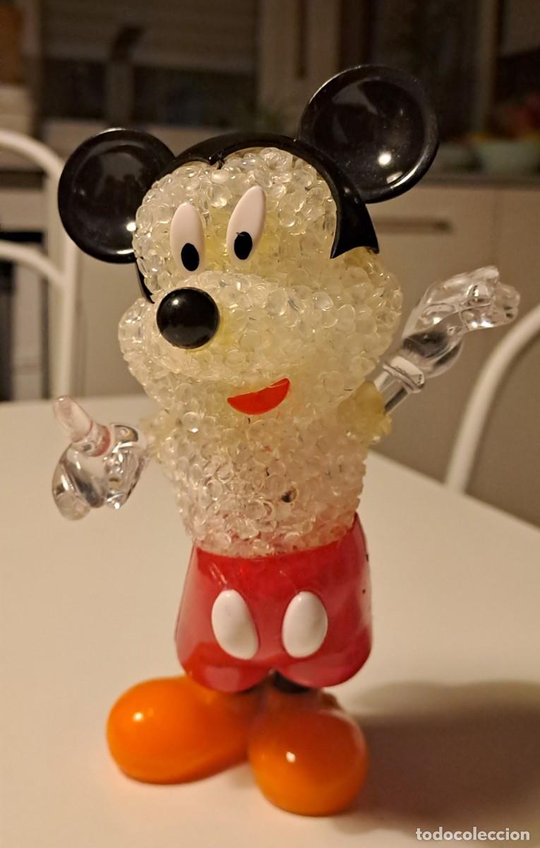 Figuras de goma y PVC: LAMPARA DE PLASTICO MICKEY MOUSE CON 4 LUCES INTERIORES - Foto 1