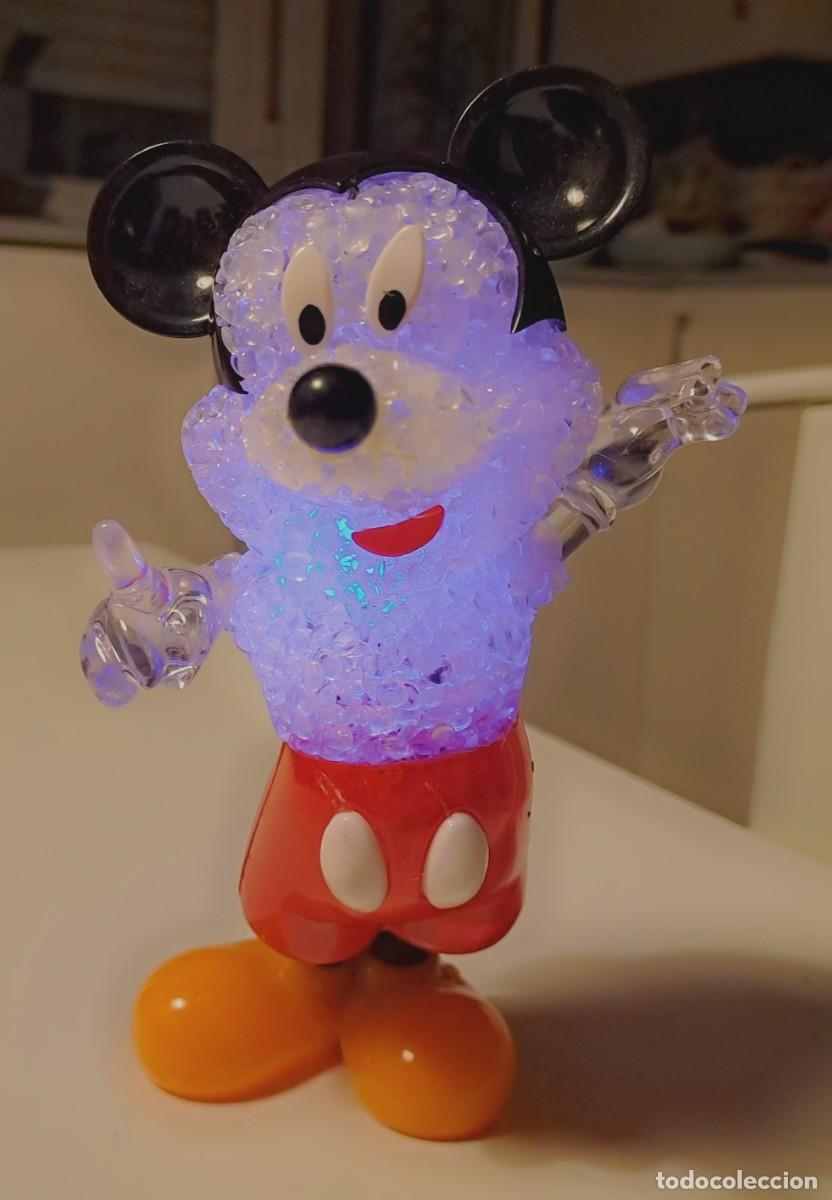 Figuras de goma y PVC: LAMPARA DE PLASTICO MICKEY MOUSE CON 4 LUCES INTERIORES - Foto 3