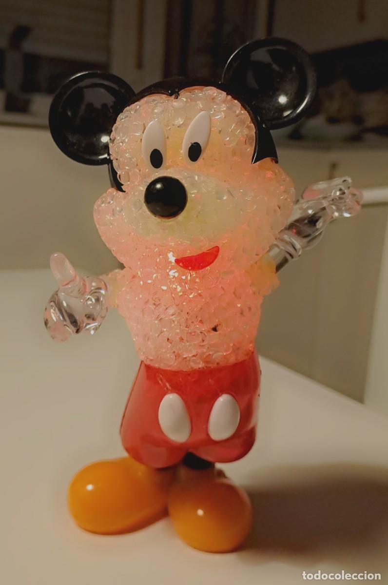 Figuras de goma y PVC: LAMPARA DE PLASTICO MICKEY MOUSE CON 4 LUCES INTERIORES - Foto 6