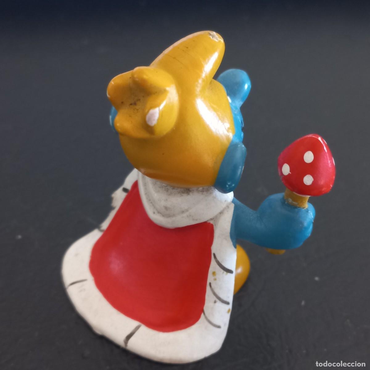 Figuras de goma y PVC: Pitufo con cetro BULLY PEYO . Made in Germany - Foto 2