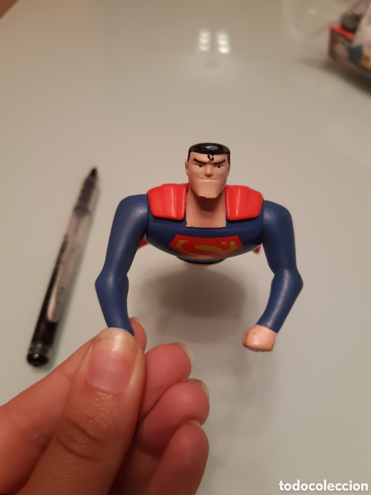 Figuras de goma y PVC: Superman de McDonalds Marvel - Foto 3