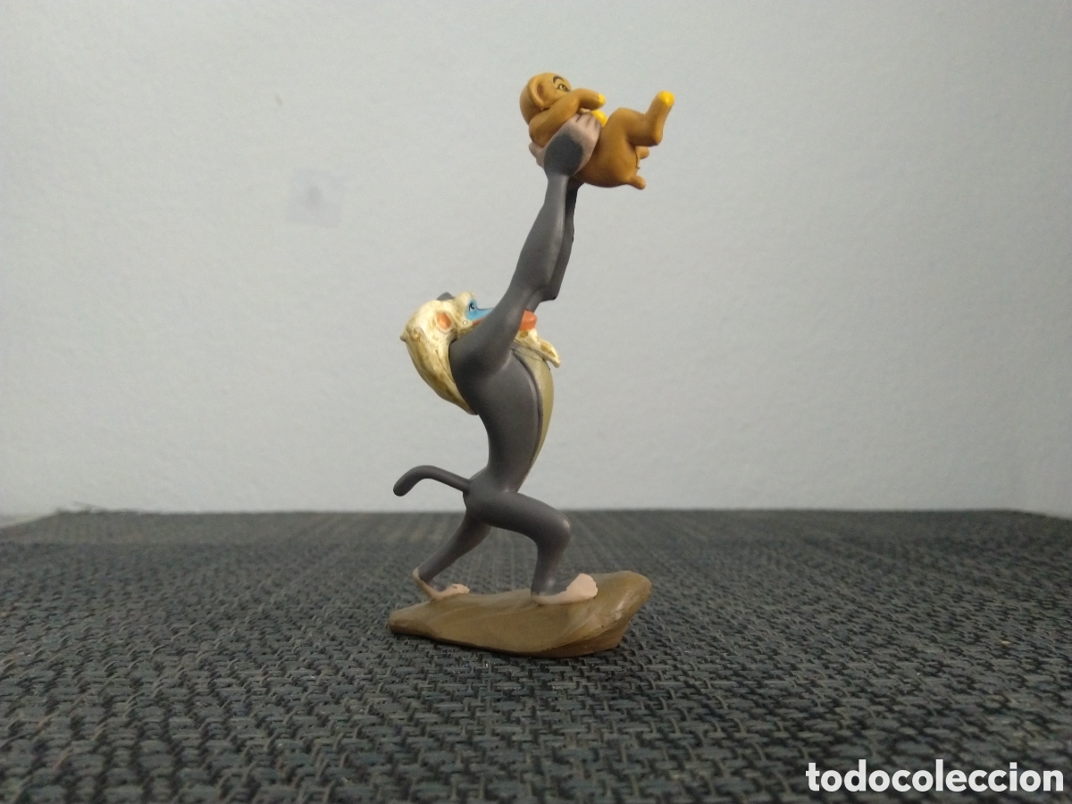 Gummi- und PVC-Figuren: FIGURA PVC RAFIKI CON SIMBA RAFIQUI EL REY LEON THE LION KING WALT DISNEY DIBUJOS ANIMADOS