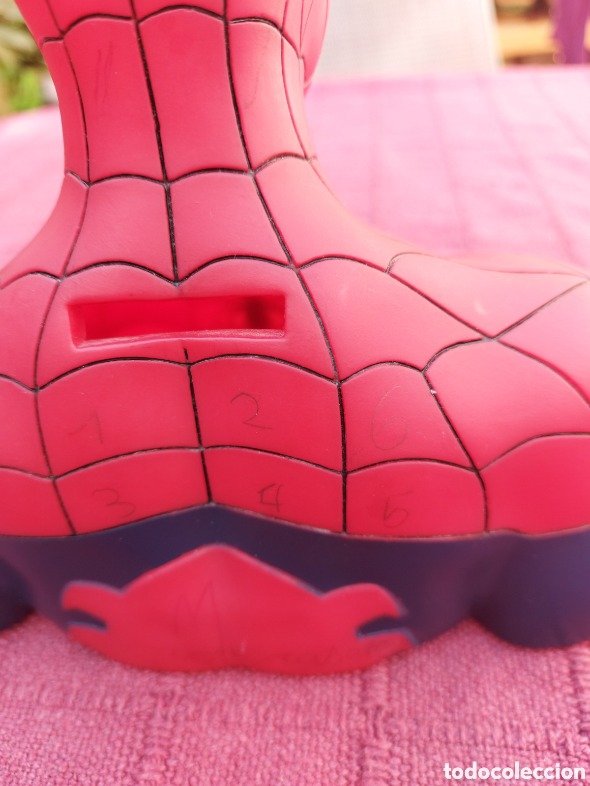 Figuras de goma y PVC: FIGURA HUCHA PVC SPIDERMAN MARVEL - Foto 3