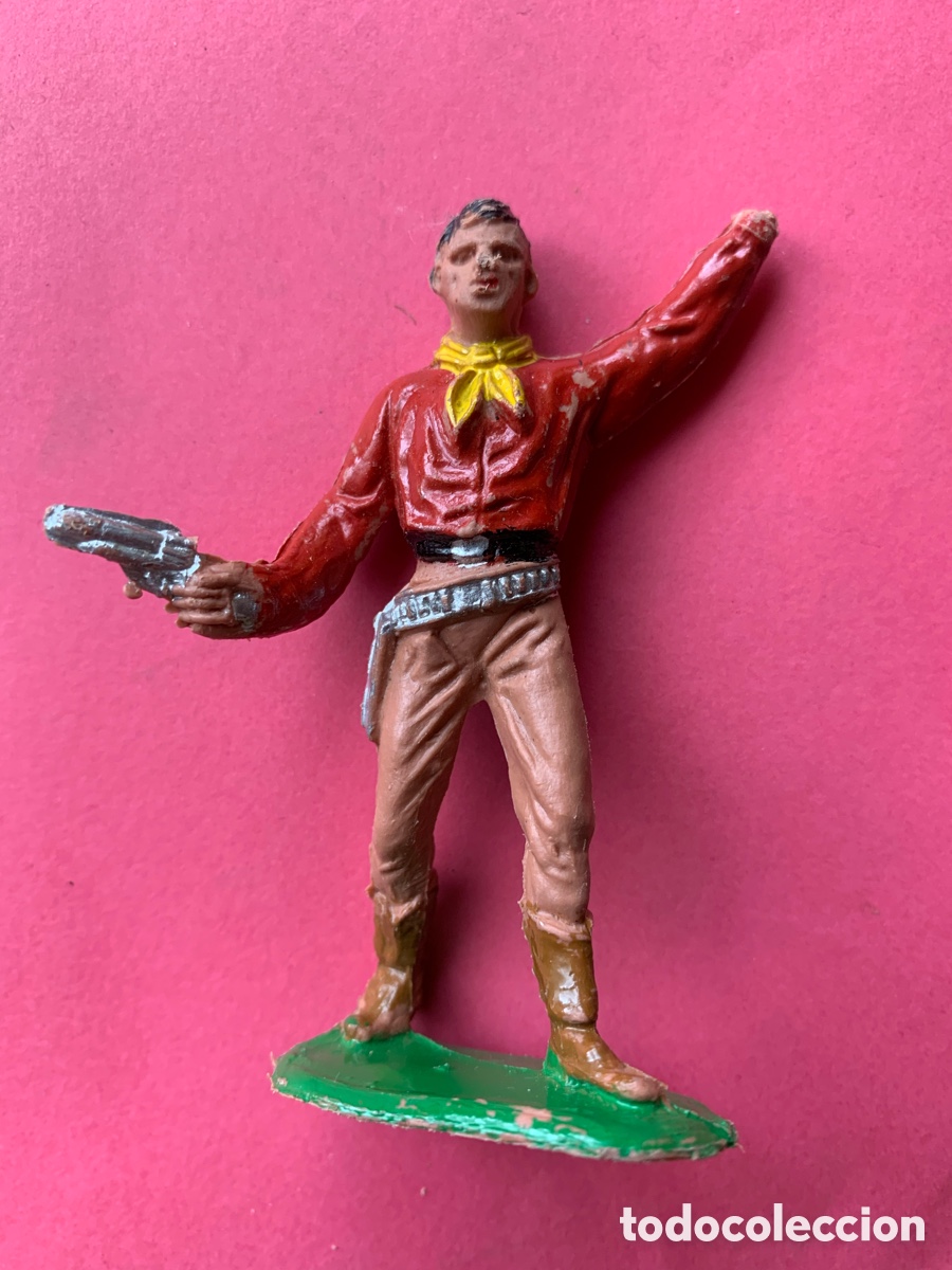 Figuras de goma y PVC: Vaquero comansi primera &eacute;poca - Foto 1