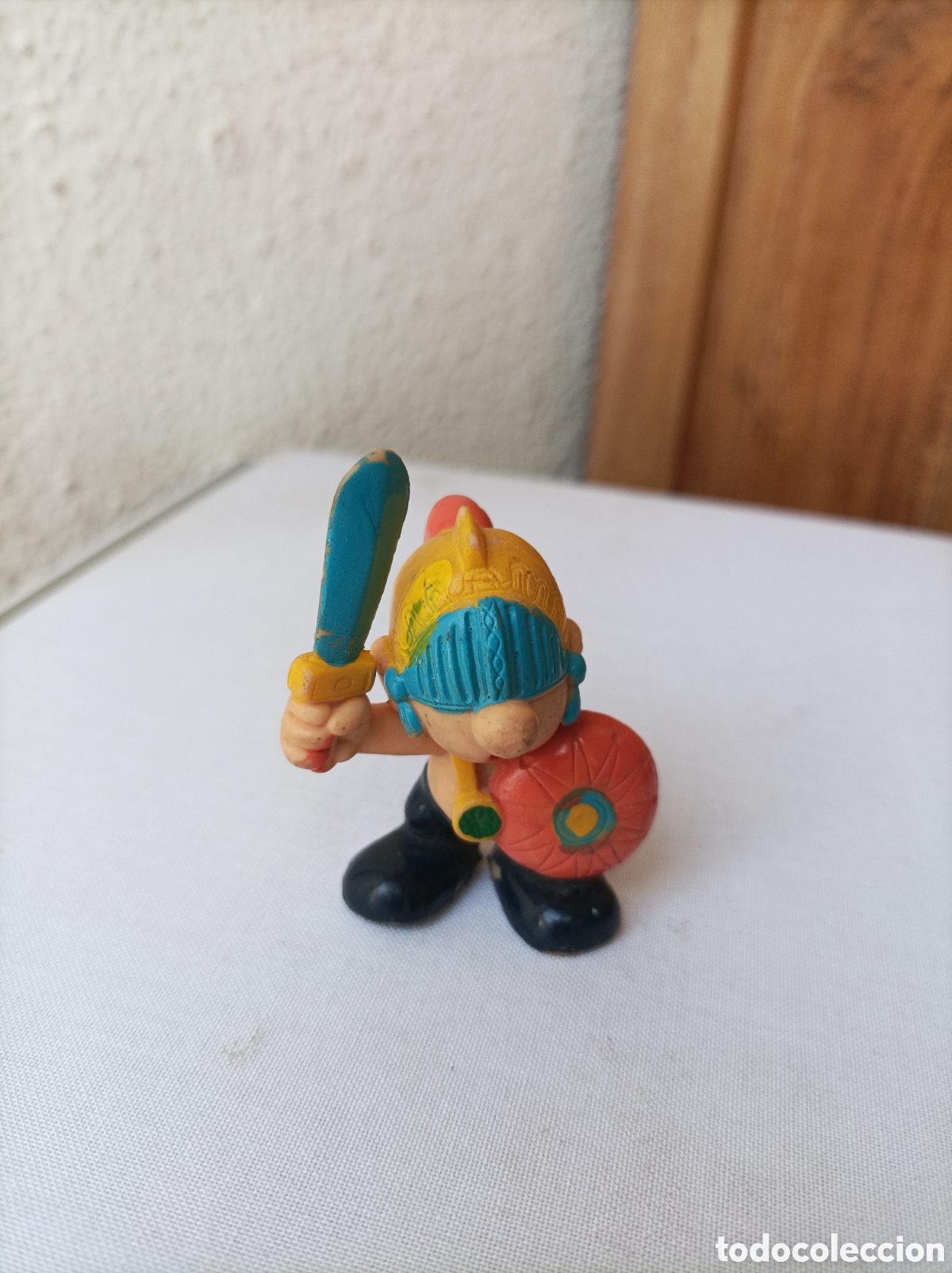 Figuras de goma y PVC: Pitufo romano. Smurf. PVC. - Foto 1