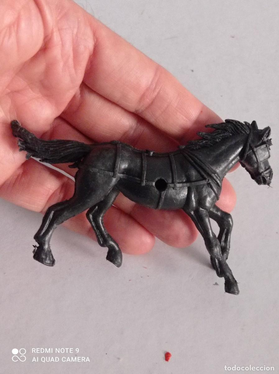 Figuras de goma y PVC: Antiguo caballo para carreta de COMANSI - Foto 1