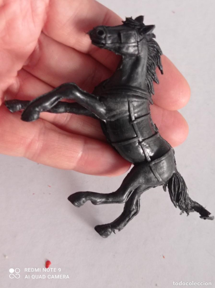 Figuras de goma y PVC: Antiguo caballo para carreta de COMANSI - Foto 2