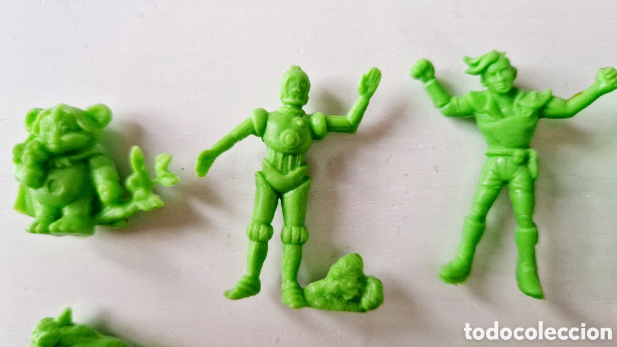 Figuras de goma y PVC: Star wars: 9 figuras Dunkin Ewoks - Foto 2