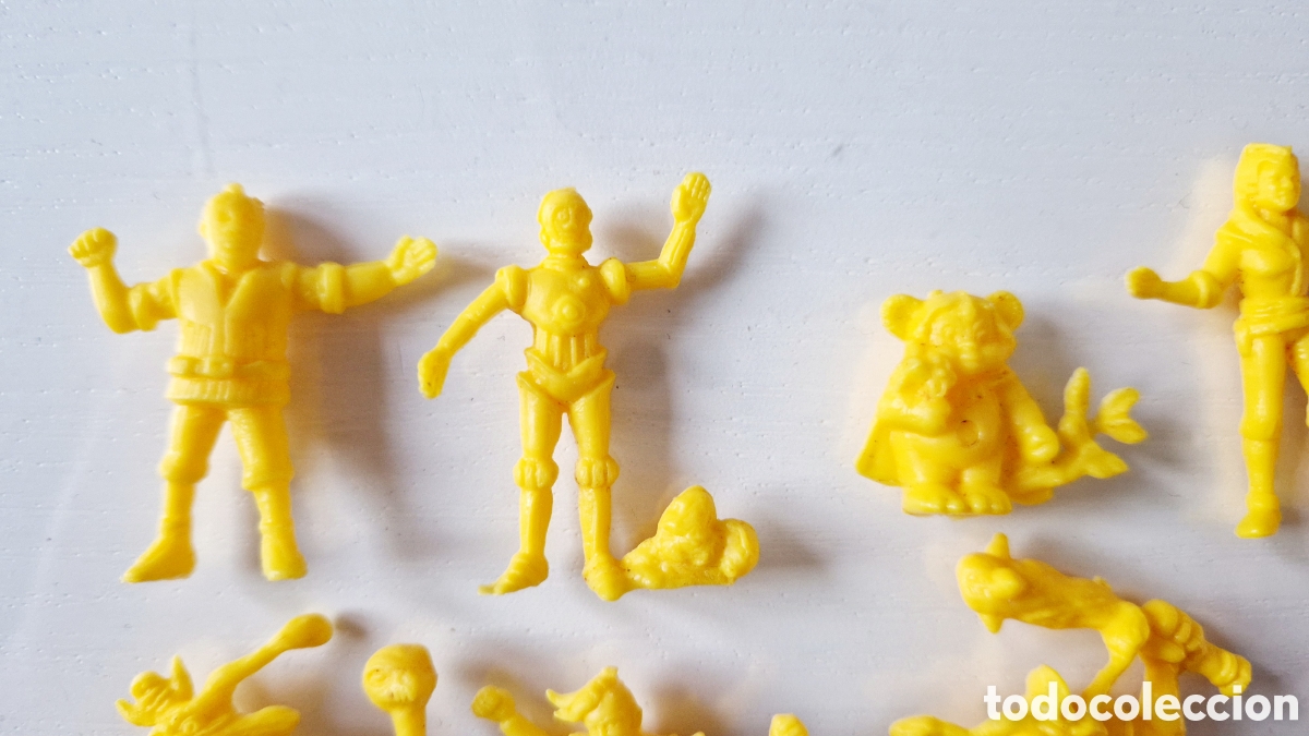 Figuras de goma y PVC: Star wars: 7 figuras Dunkin Ewoks - Foto 2
