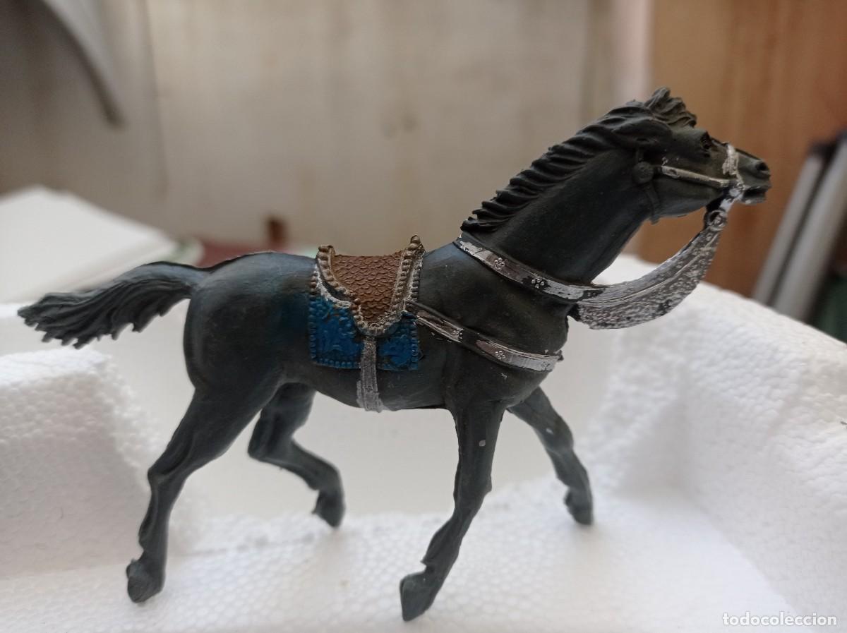 Figuras de goma y PVC: Caballo de vaquero de comansi - Foto 2