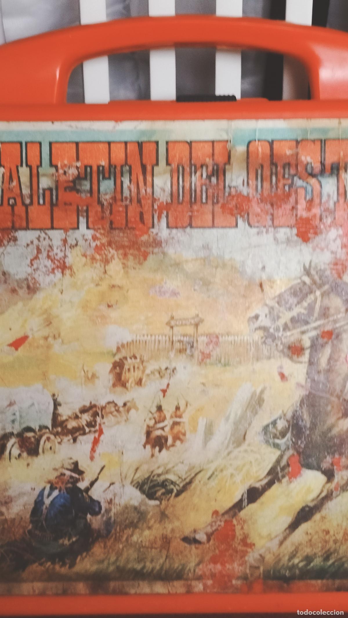 Figuras de goma y PVC: ANTIGUO MALETIN DEL OESTE DE COMANSI - Foto 2