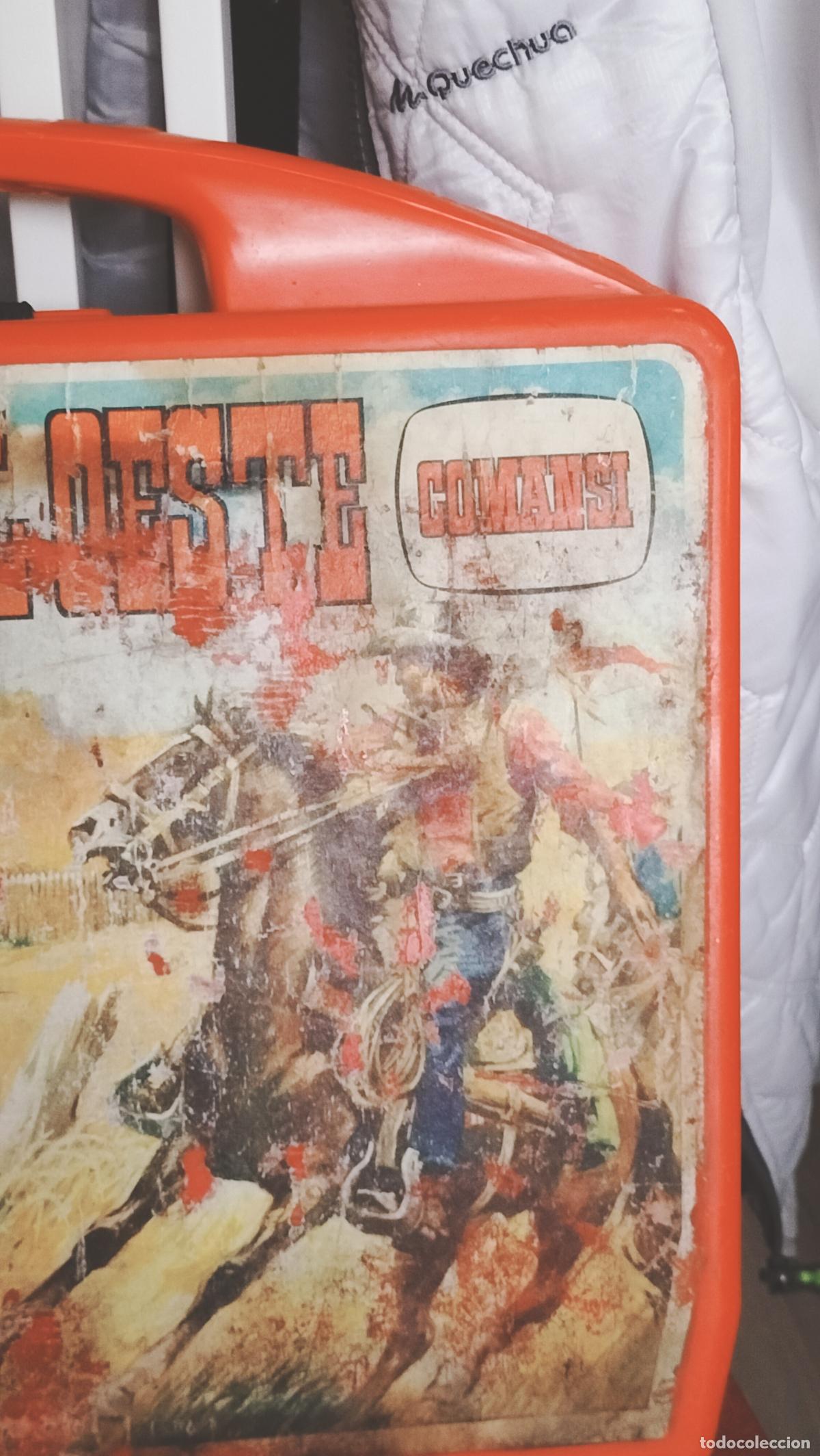 Figuras de goma y PVC: ANTIGUO MALETIN DEL OESTE DE COMANSI - Foto 3