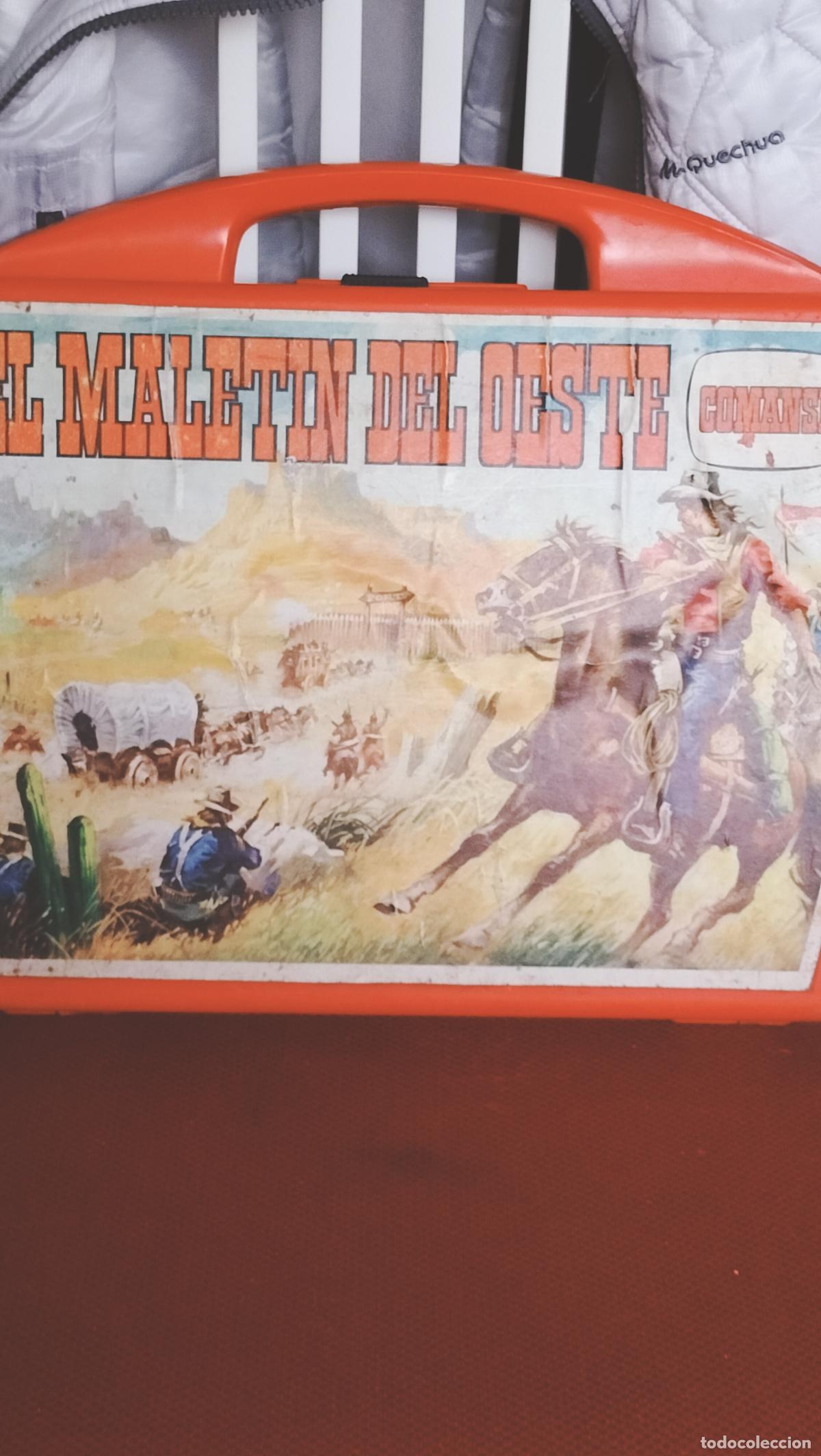 Figuras de goma y PVC: ANTIGUO MALETIN DEL OESTE DE COMANSI - Foto 5