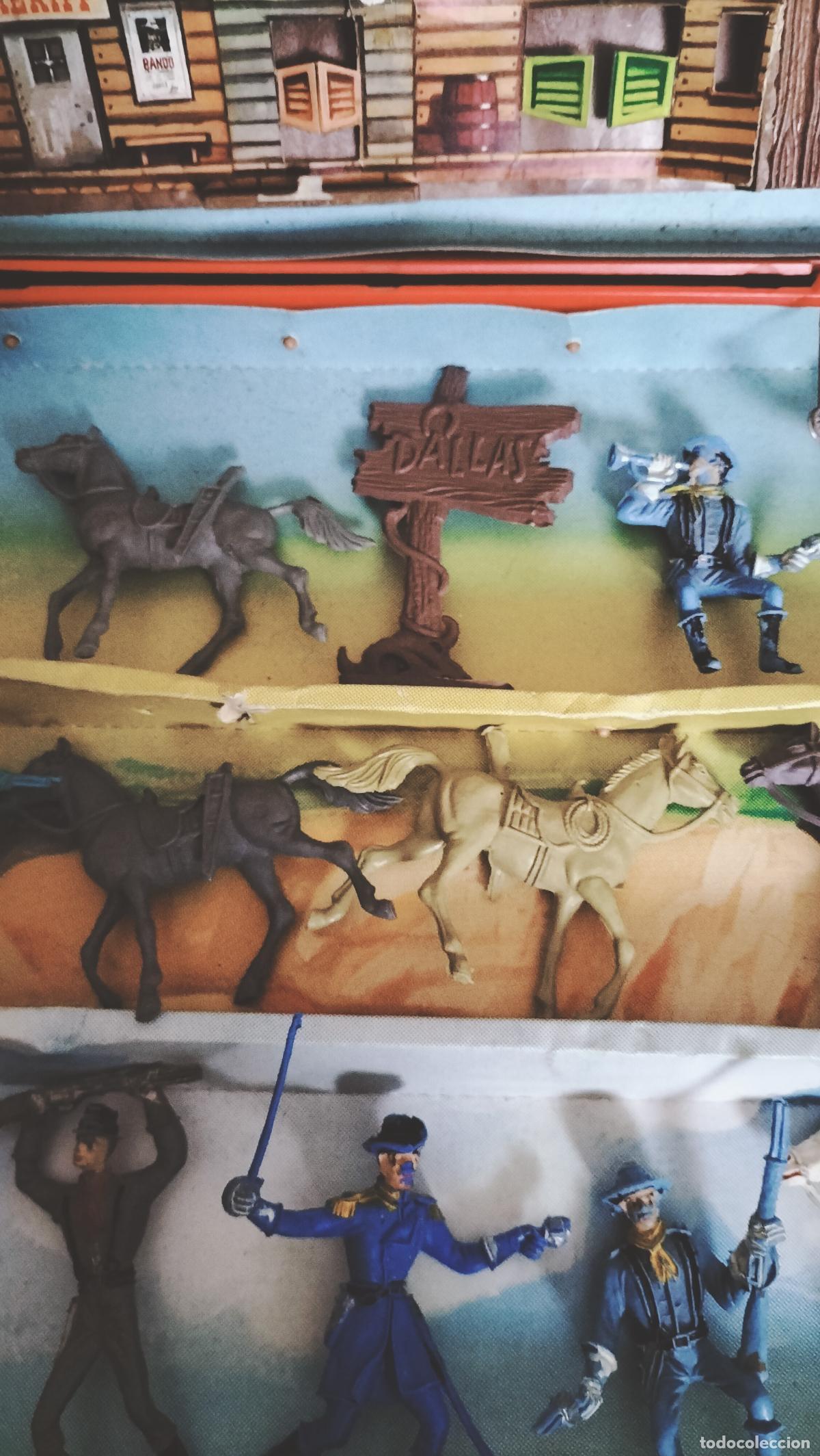 Figuras de goma y PVC: ANTIGUO MALETIN DEL OESTE DE COMANSI - Foto 12