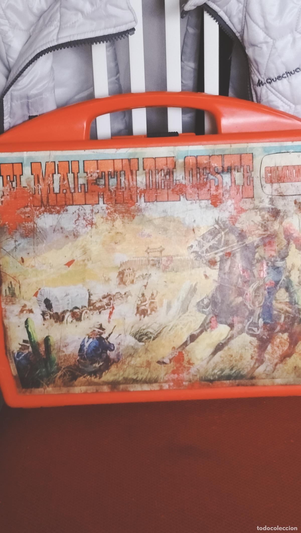 Figuras de goma y PVC: ANTIGUO MALETIN DEL OESTE DE COMANSI - Foto 1