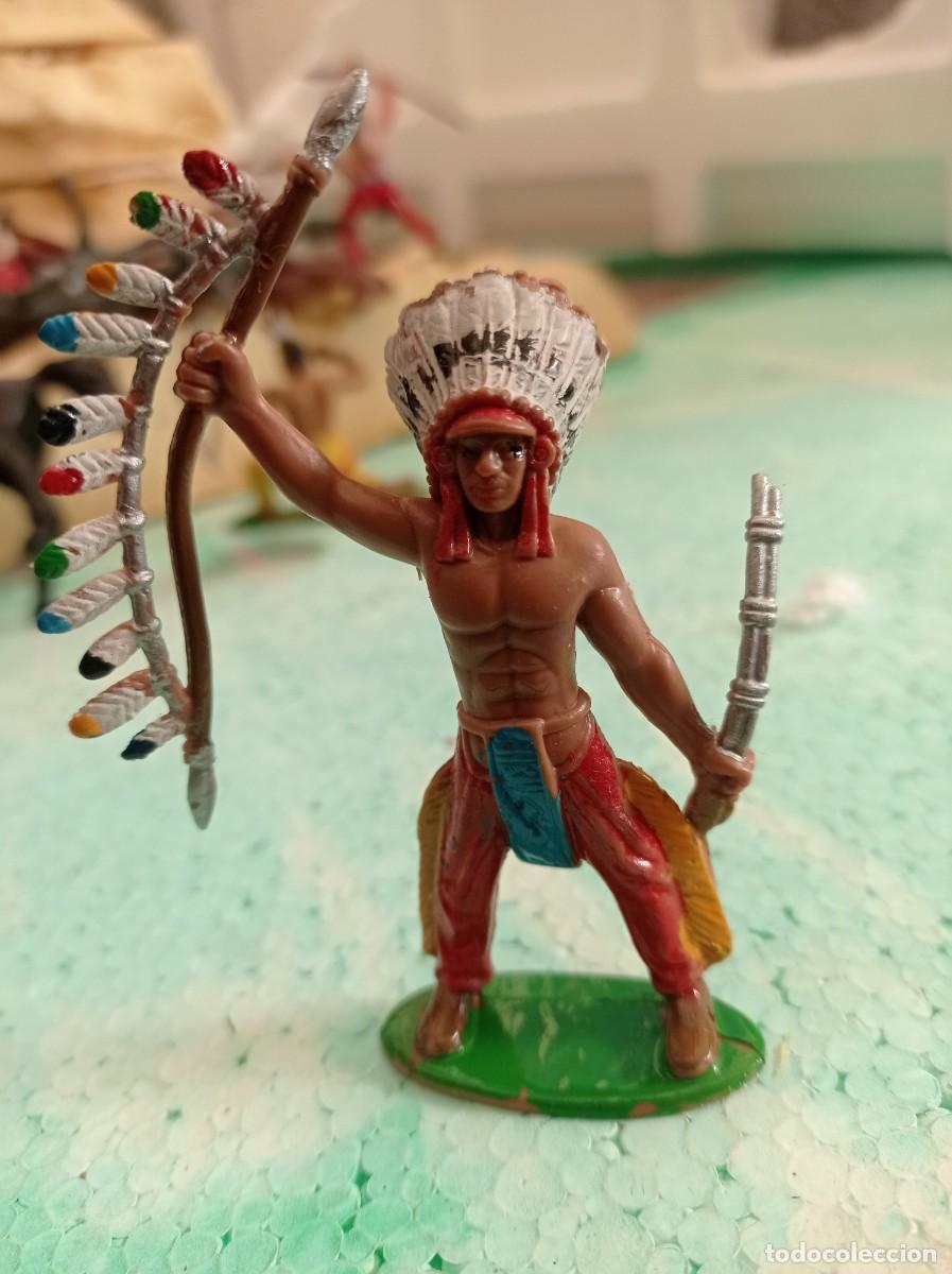 Figuras de goma y PVC: Indio de goma de comansi - Foto 1