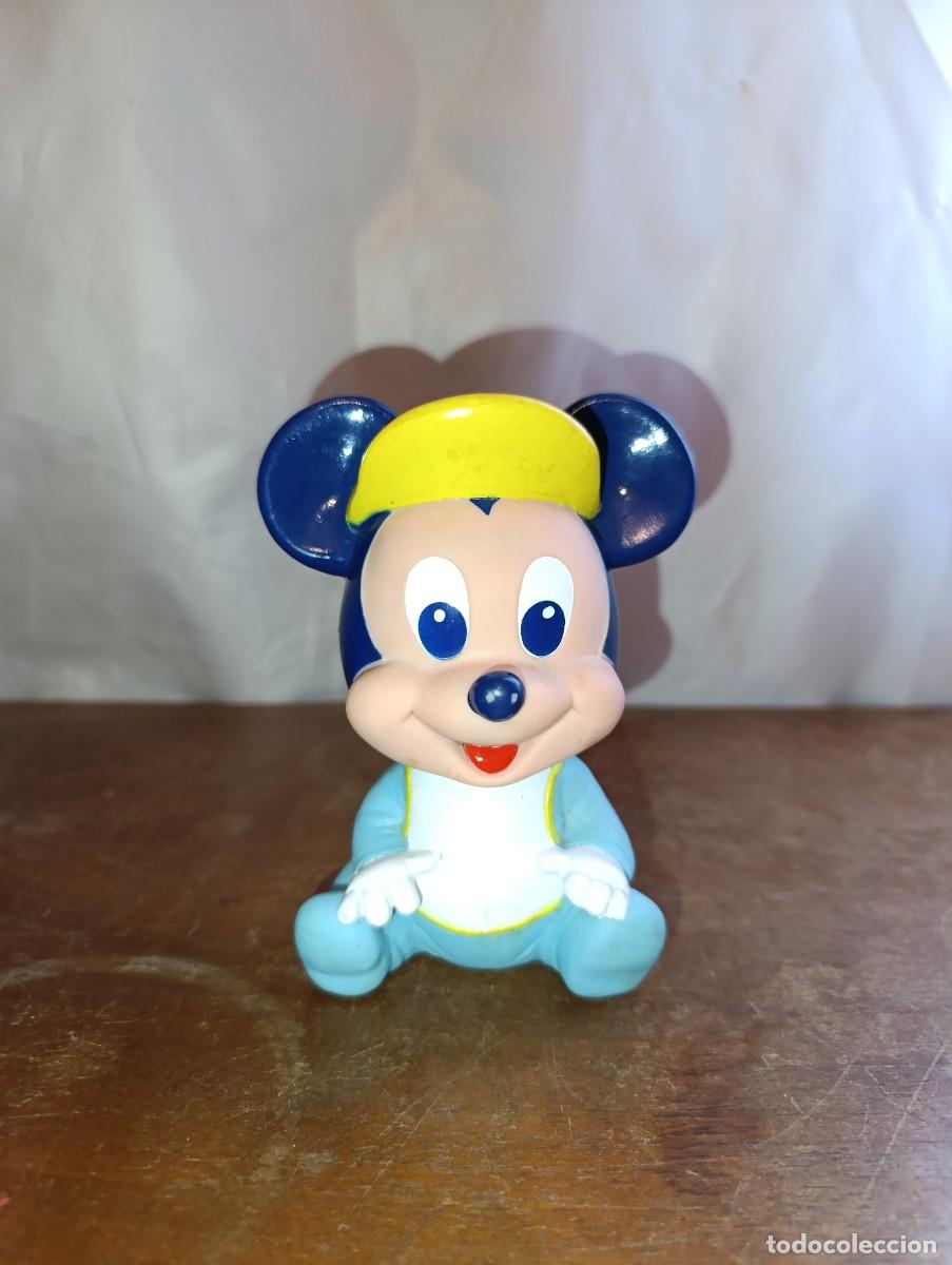 Figuras de goma y PVC: Micky mouse de goma a&ntilde;o 1984 marca Arco - Foto 1