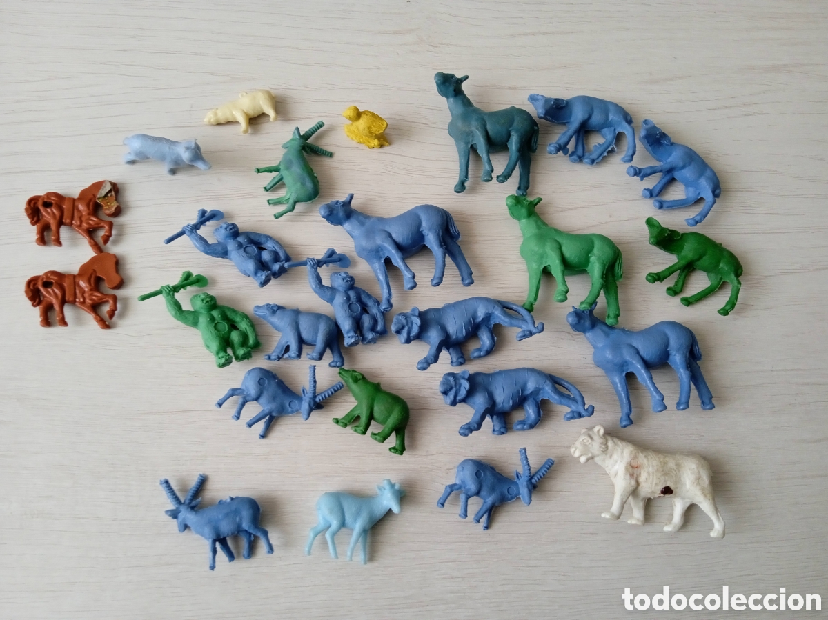Figuras de Goma y PVC: ANIMALES PVC TIPO DUNKIN PANRICO