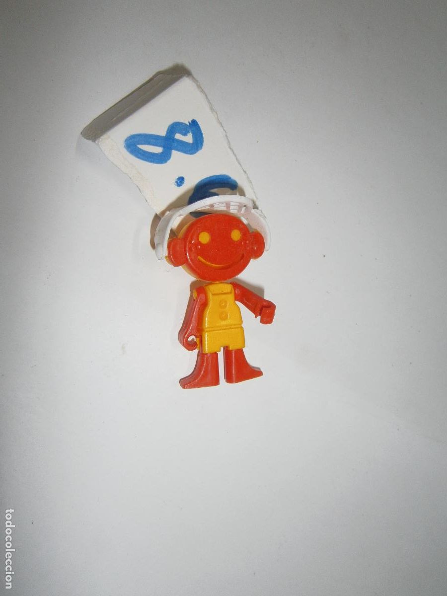 Figuras de Borracha e PVC: ANTIGUA FIGURA DE GOMA O PVC - PORTERO DE HOCKEY - ENVIO GRATIS A ESPA&Ntilde;A