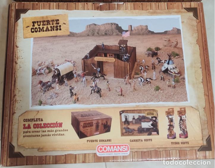 Figuras de goma y PVC: Fuerte Comansi - Poblado Indio - Precintado - Foto 2