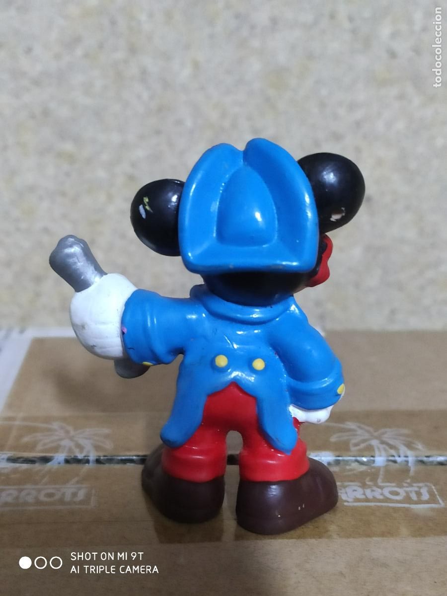 Figuras de goma y PVC: mickey pirata bullyland - Foto 2