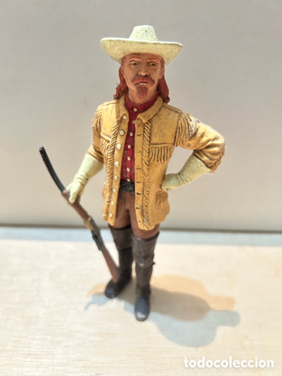 Figuras de goma y PVC: FIGURA PL&Aacute;STICO B&Uacute;FALO BILL - Foto 1