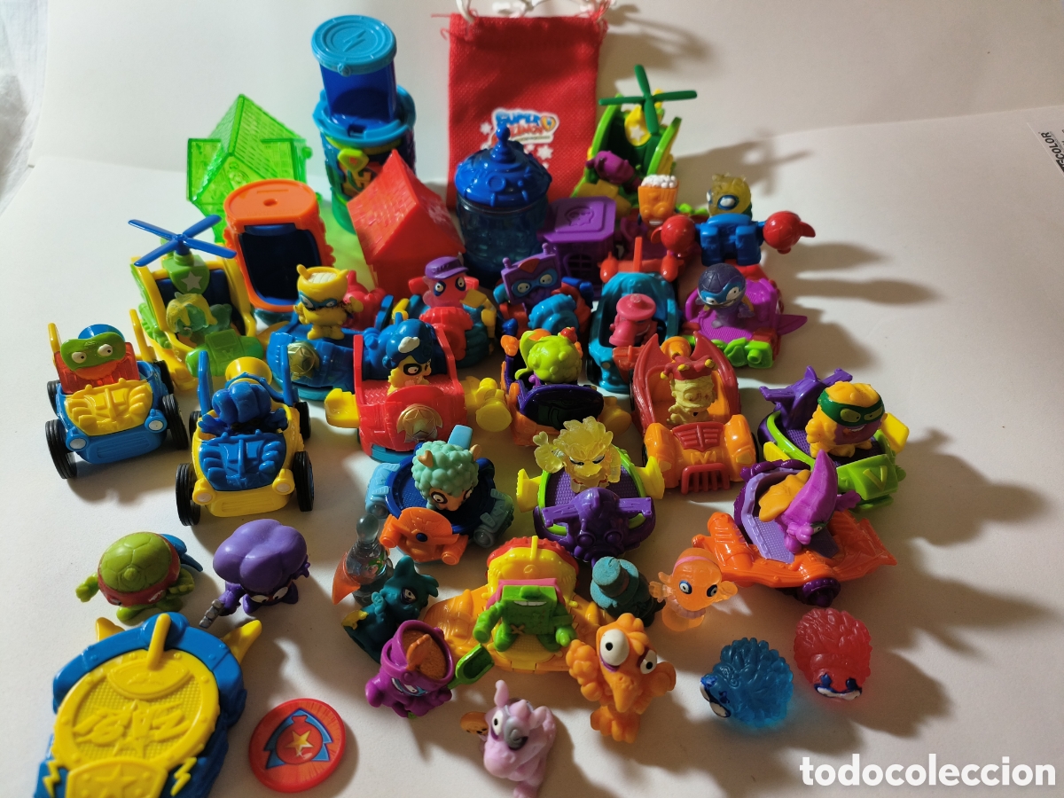 Figuras de goma y PVC: Mu&ntilde;ecos Super Zing y complementos - Foto 1