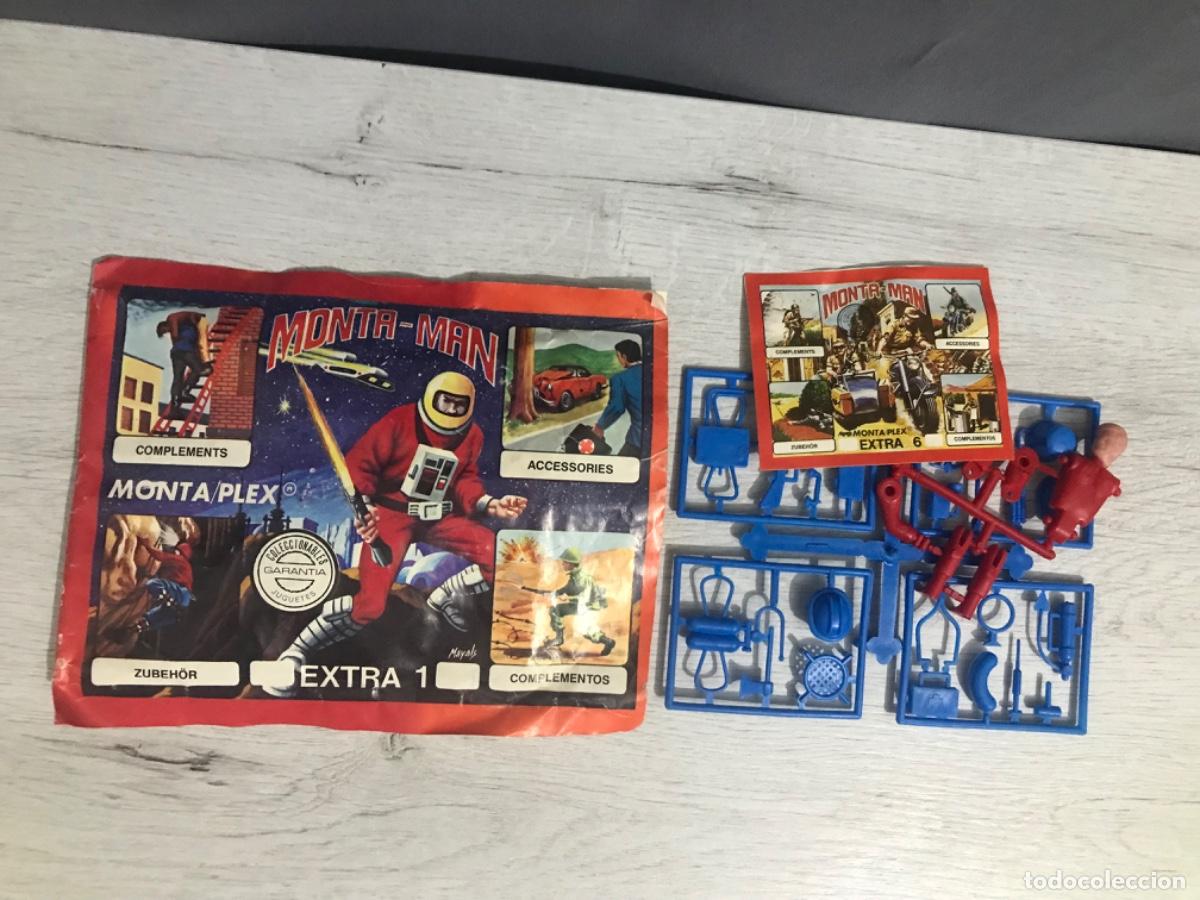 Figuras de goma y PVC: Lote de 2 sobres monta-man extra 1 - Foto 6