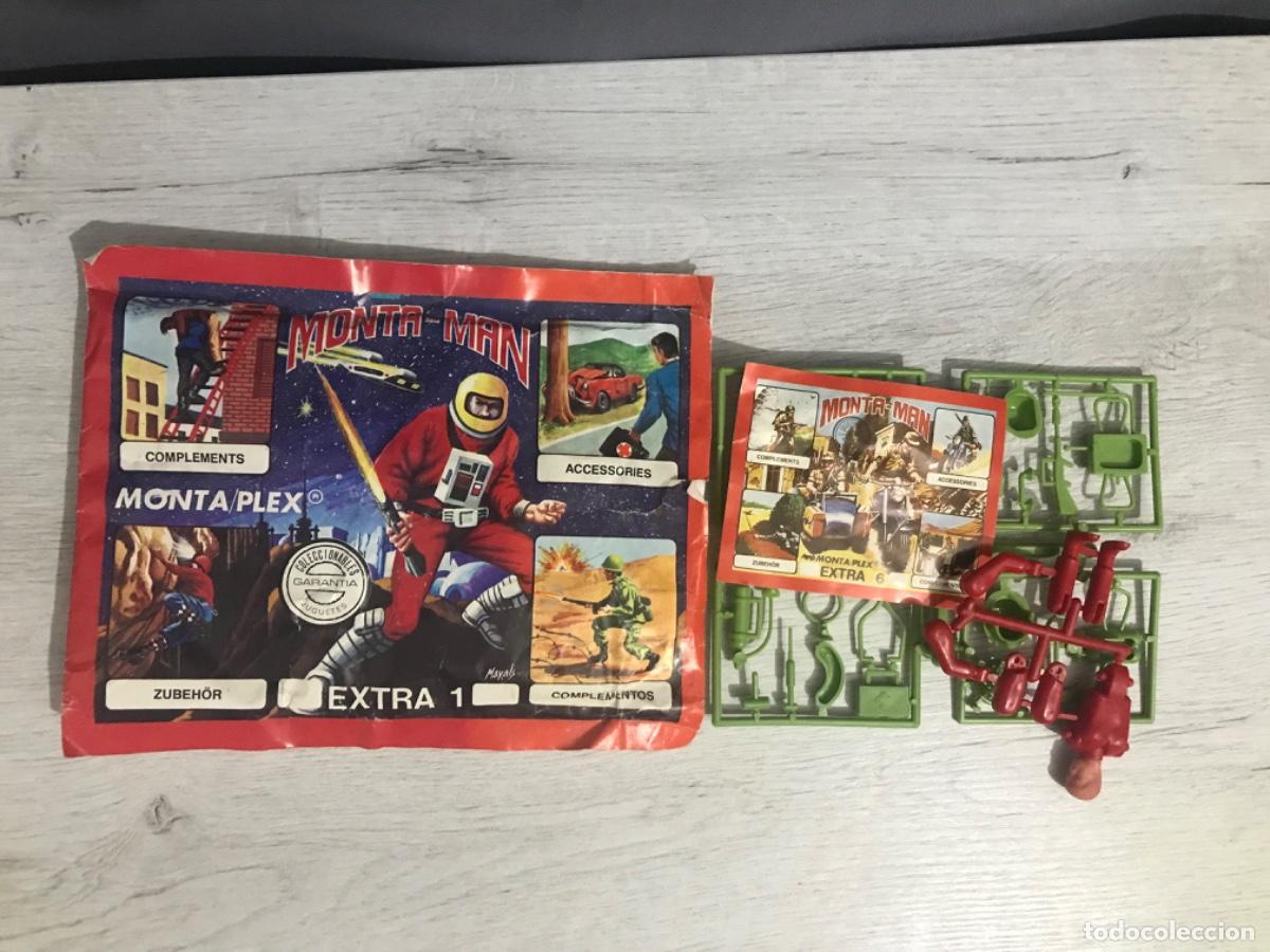 Figuras de goma y PVC: Lote de 2 sobres monta-man extra 1 - Foto 10