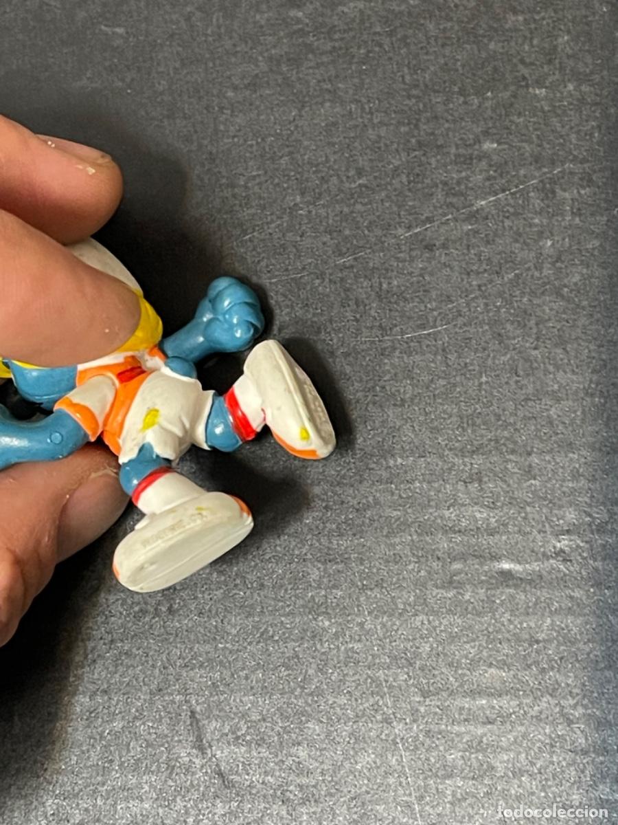 Figuras de goma y PVC: PITUFINA MARAT&Oacute;N LOS PITUFOS - Foto 3