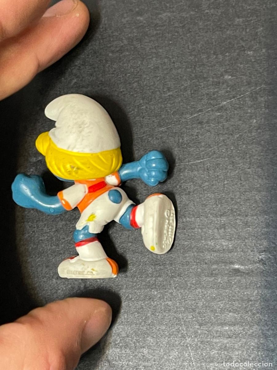 Figuras de goma y PVC: PITUFINA MARAT&Oacute;N LOS PITUFOS - Foto 4