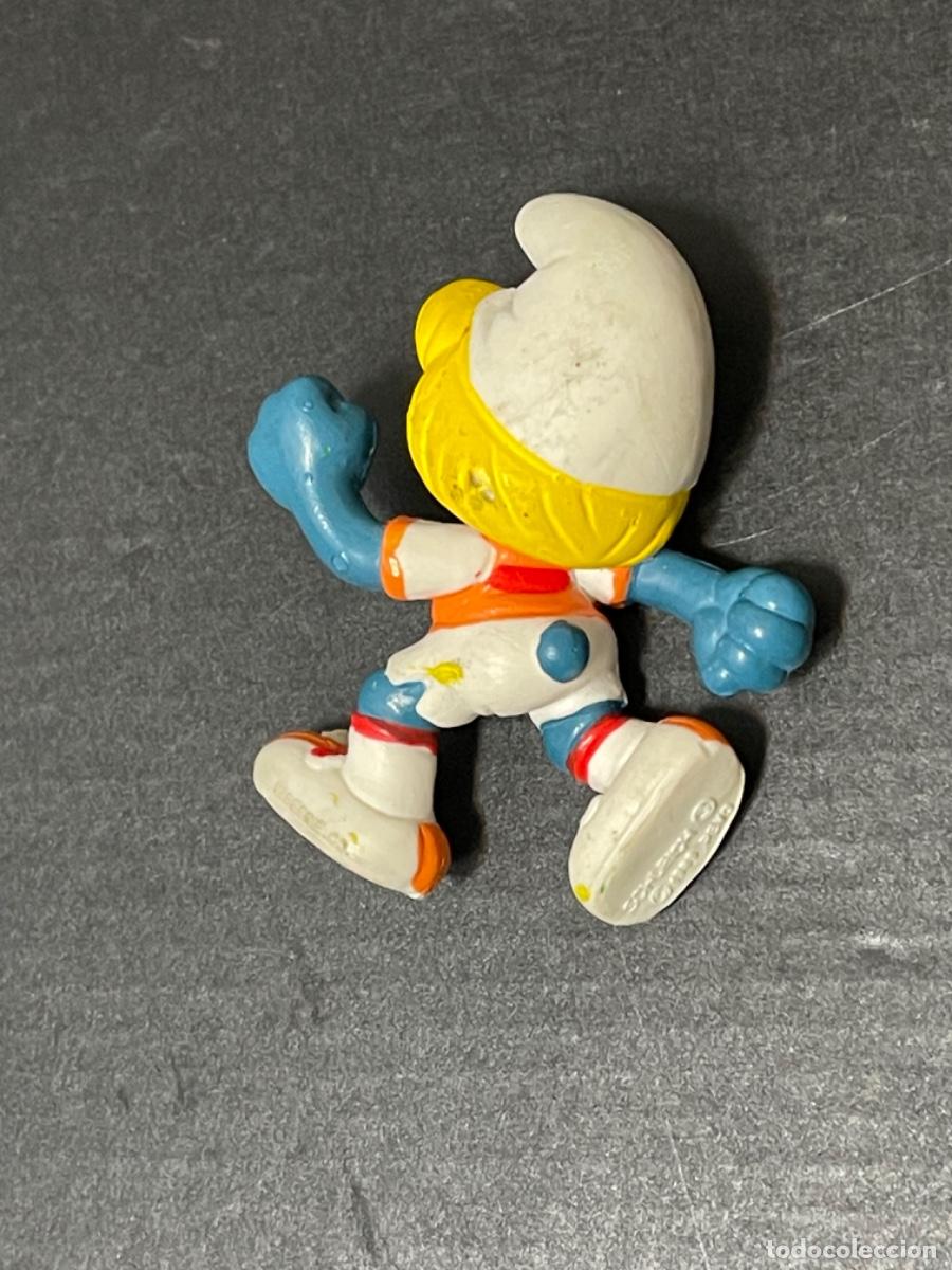 Figuras de goma y PVC: PITUFINA MARAT&Oacute;N LOS PITUFOS - Foto 8