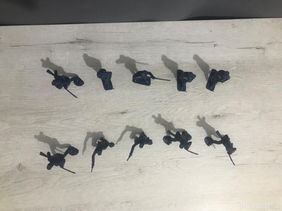 Figuras de goma y PVC: Lote de 10 figuras de pl&aacute;stico del ej&eacute;rcito chino - Foto 20