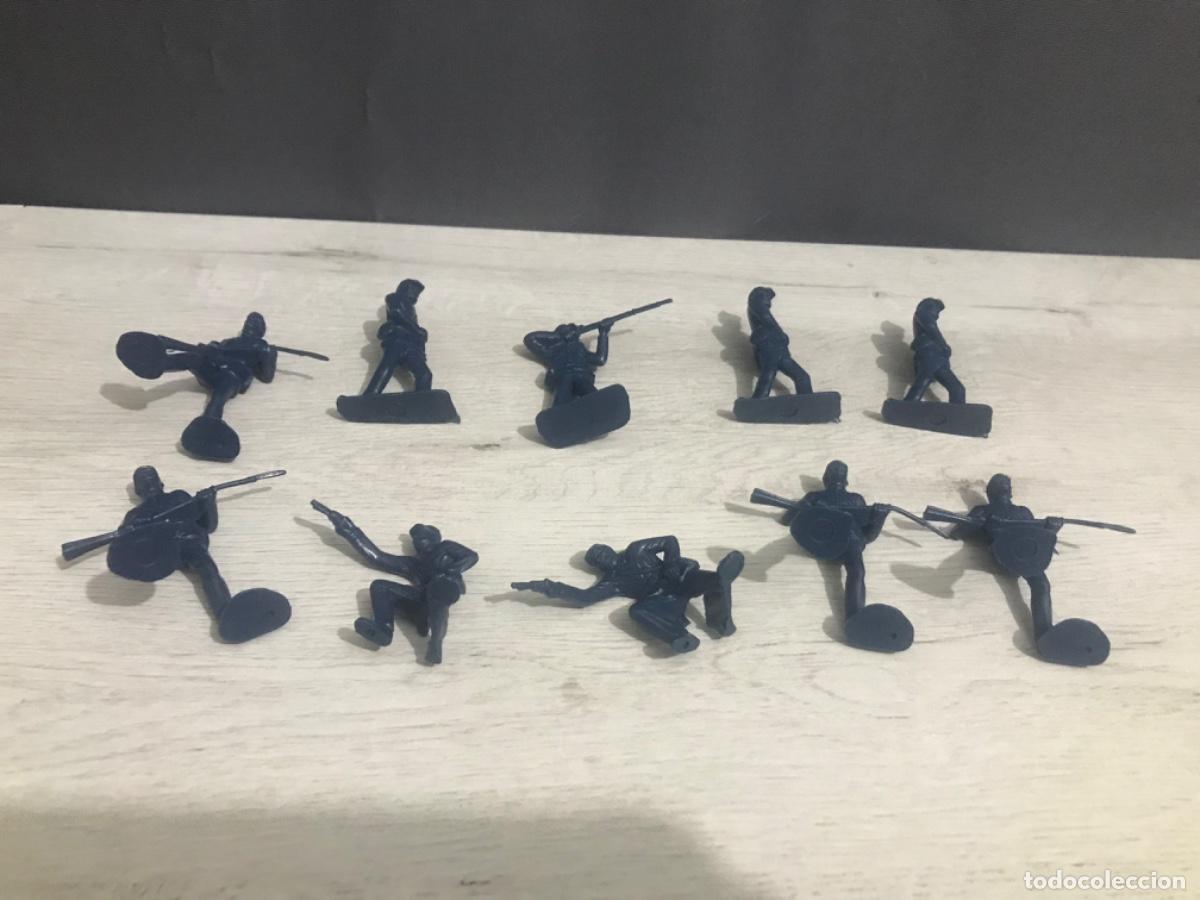 Figuras de goma y PVC: Lote de 10 figuras de pl&aacute;stico del ej&eacute;rcito chino - Foto 21