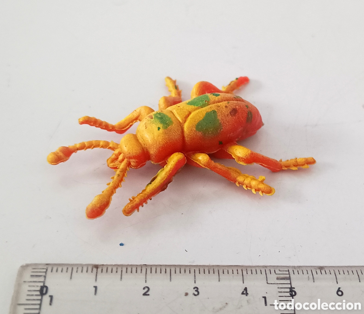 Figuras de Goma y PVC: Insecto goma blanda jiggler mu&ntilde;eco juguete figura vintage