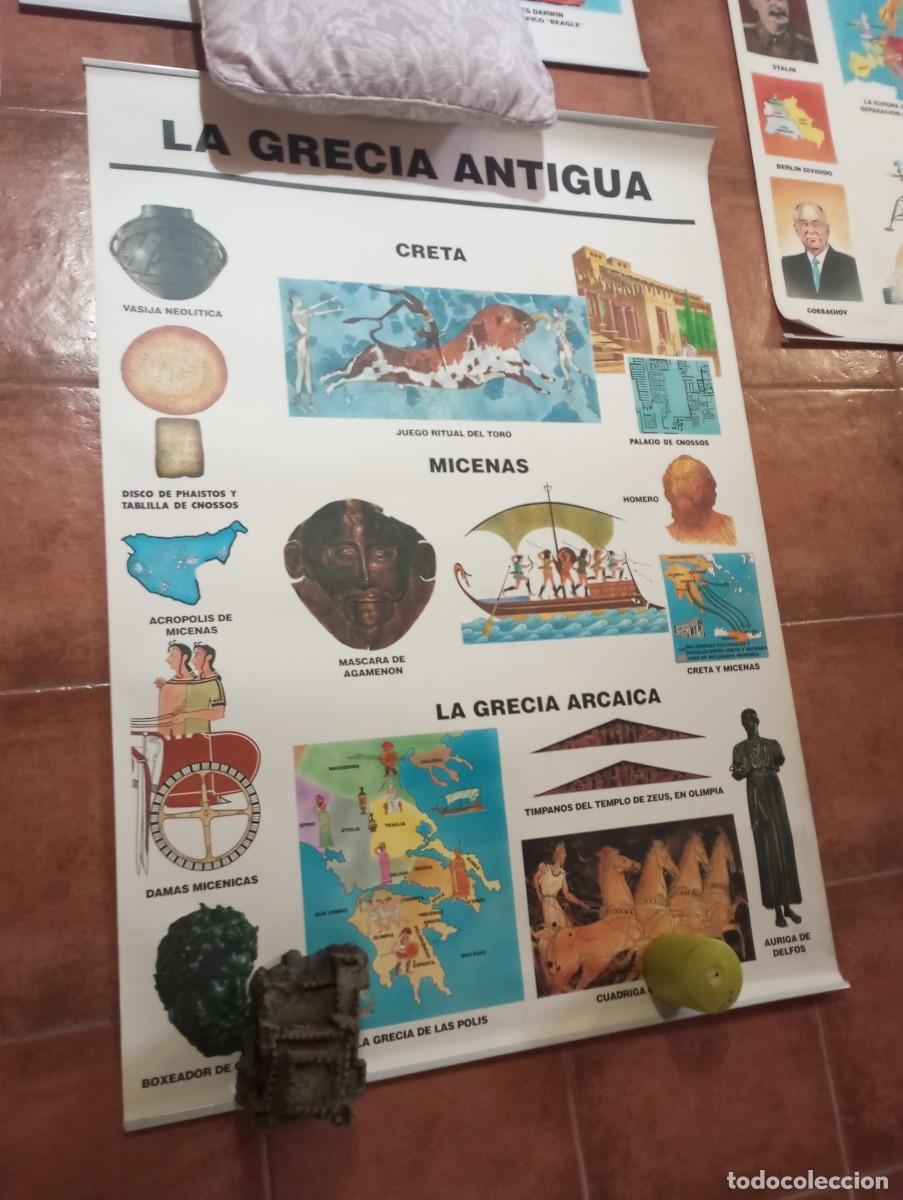 Figuras de goma y PVC: Mapas escolar historia - Foto 7