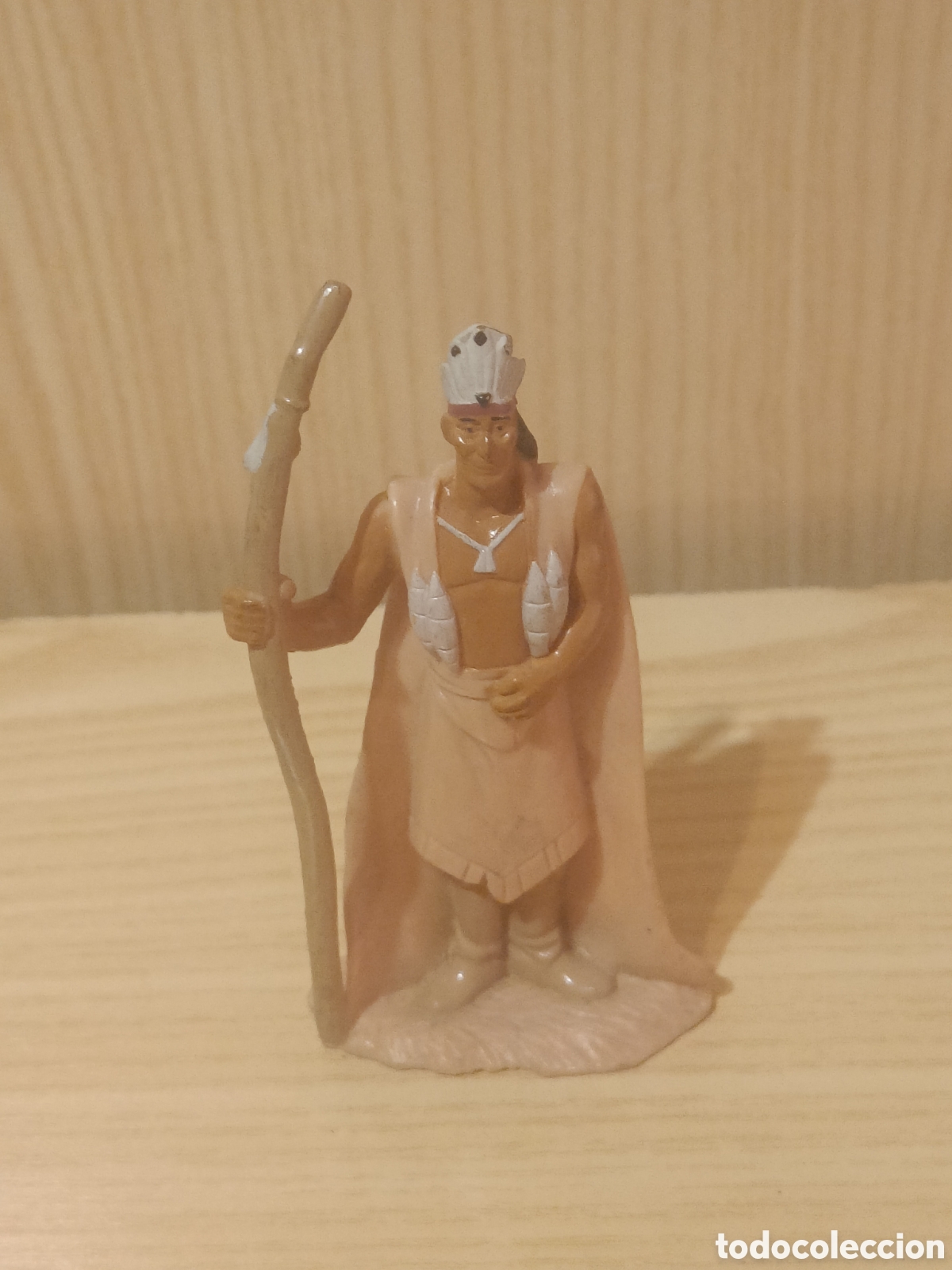Figuras de Goma y PVC: FIGURA EN GOMA PVC DEL JEFE POWHATAN . PERSONAJE POCAHONTAS DISNEY