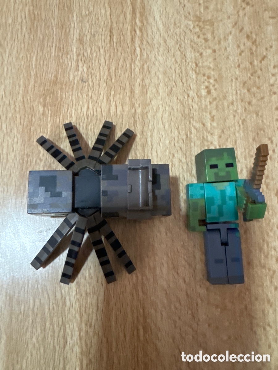 Figuras de goma y PVC: Lote minecraft raro lote - Foto 5