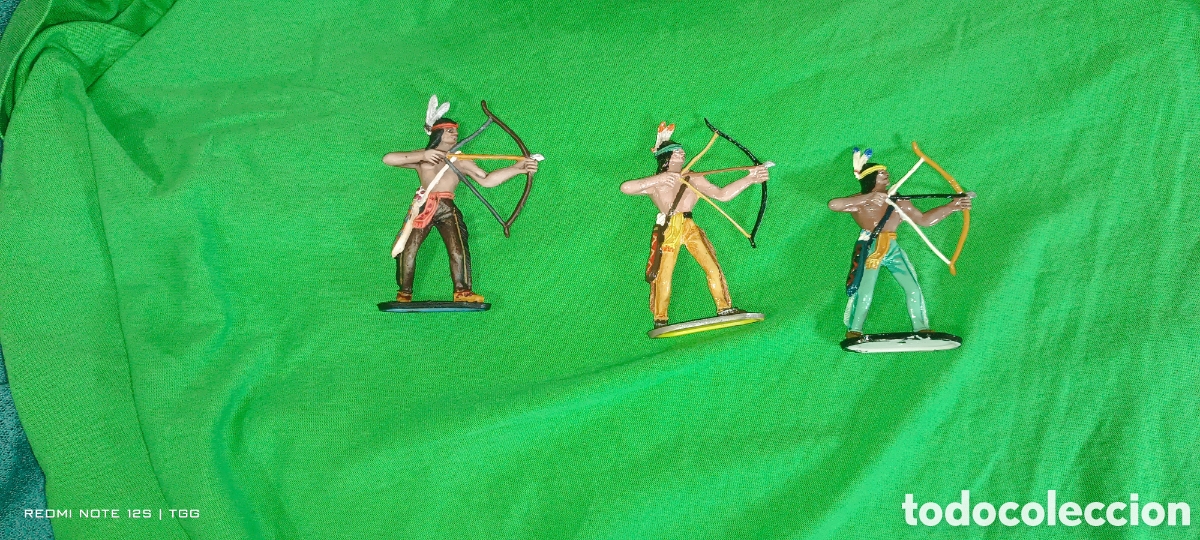 Figuras de goma y PVC: Indio con arco comansi 2 generaci&oacute;n - Foto 1