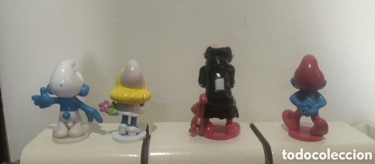 Figuras de goma y PVC: Pitufos de PVC marca peyo - Foto 2