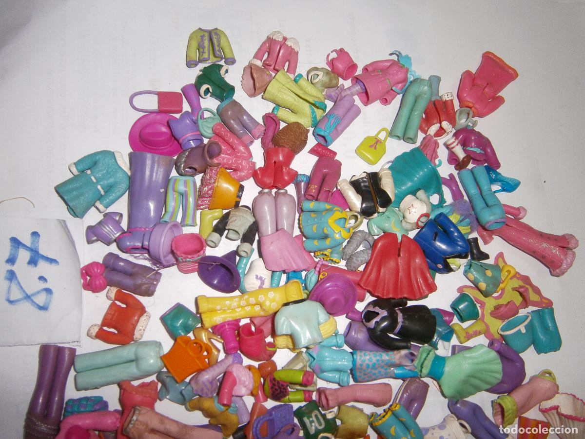 Figuras de goma y PVC: GRAN LOTE DE COMPLEMENTOS PARA MU&Ntilde;ECAS POLY - Foto 3