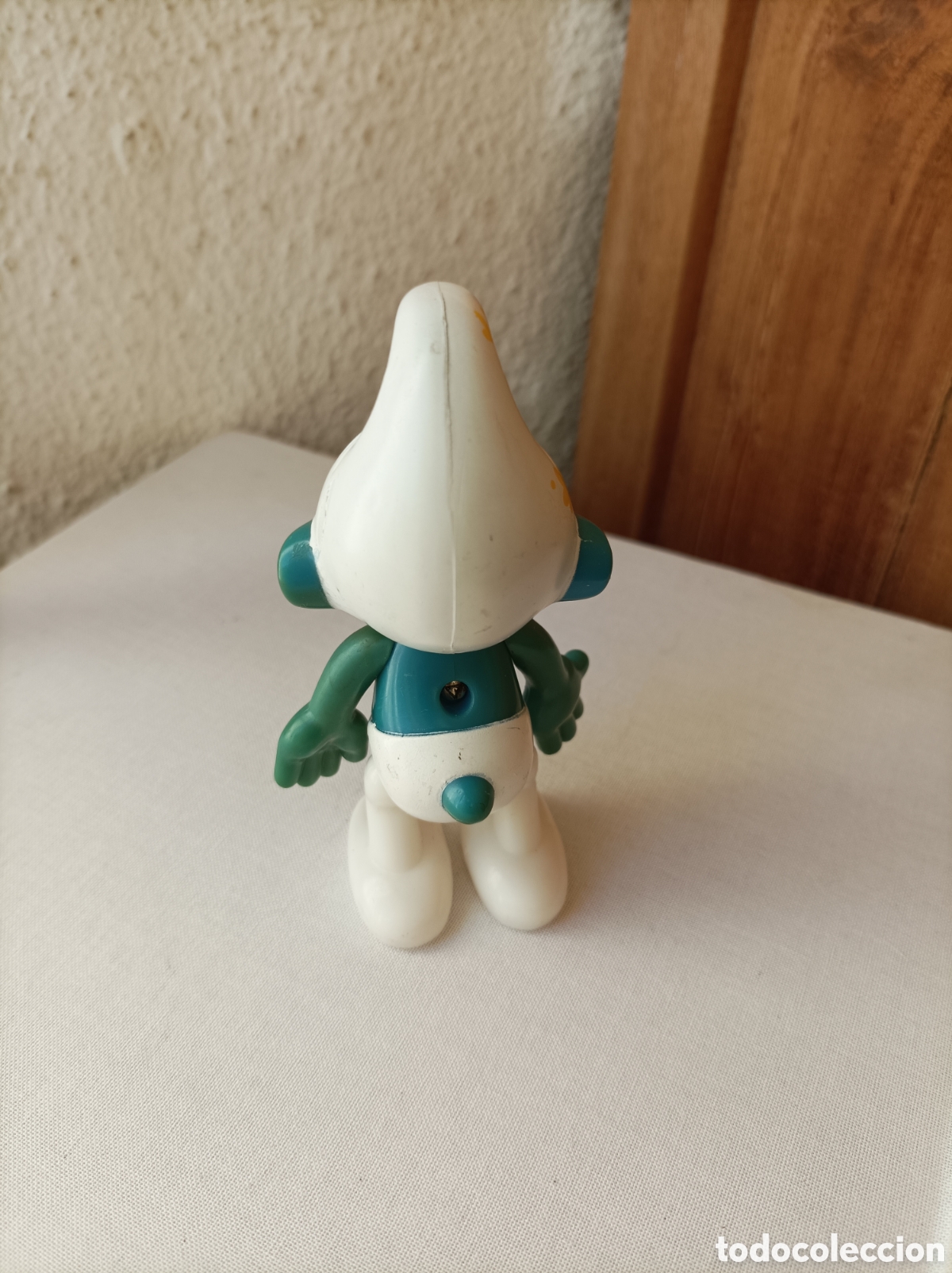 Figuras de goma y PVC: Figura pitufo articulable. - Foto 2