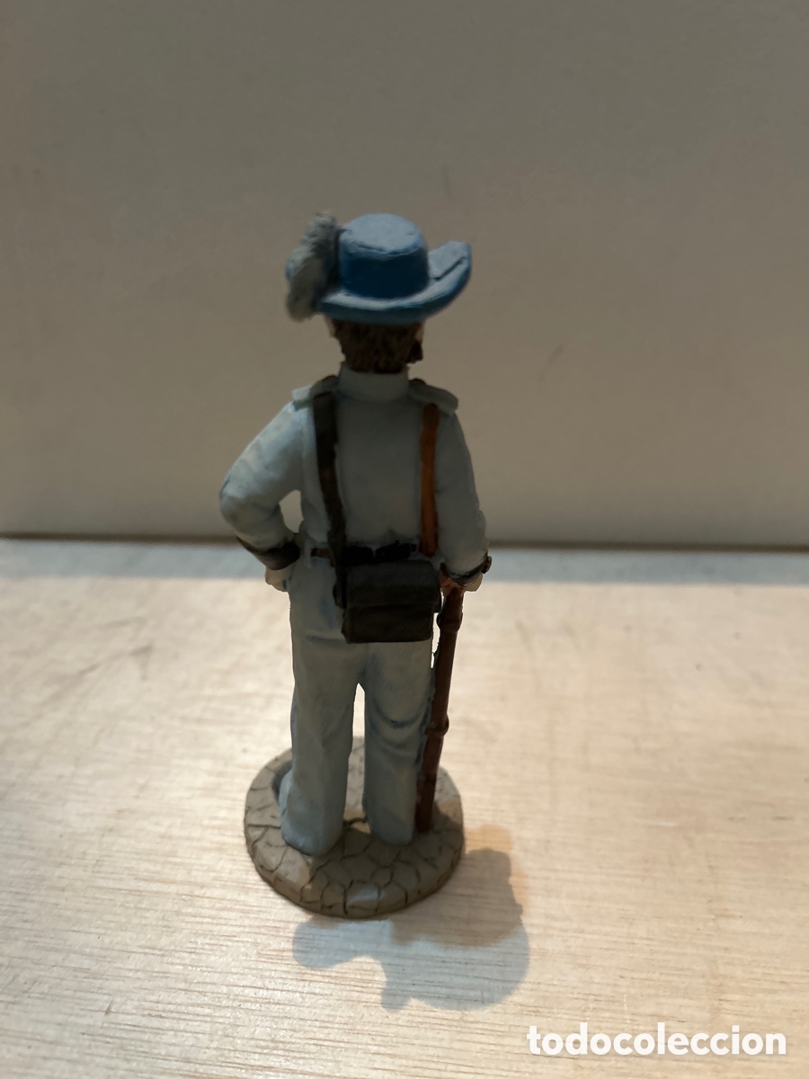 Figuras de goma y PVC: SOLDADO RESINA EJ&Eacute;RCITO CONFEDERADO - Foto 3