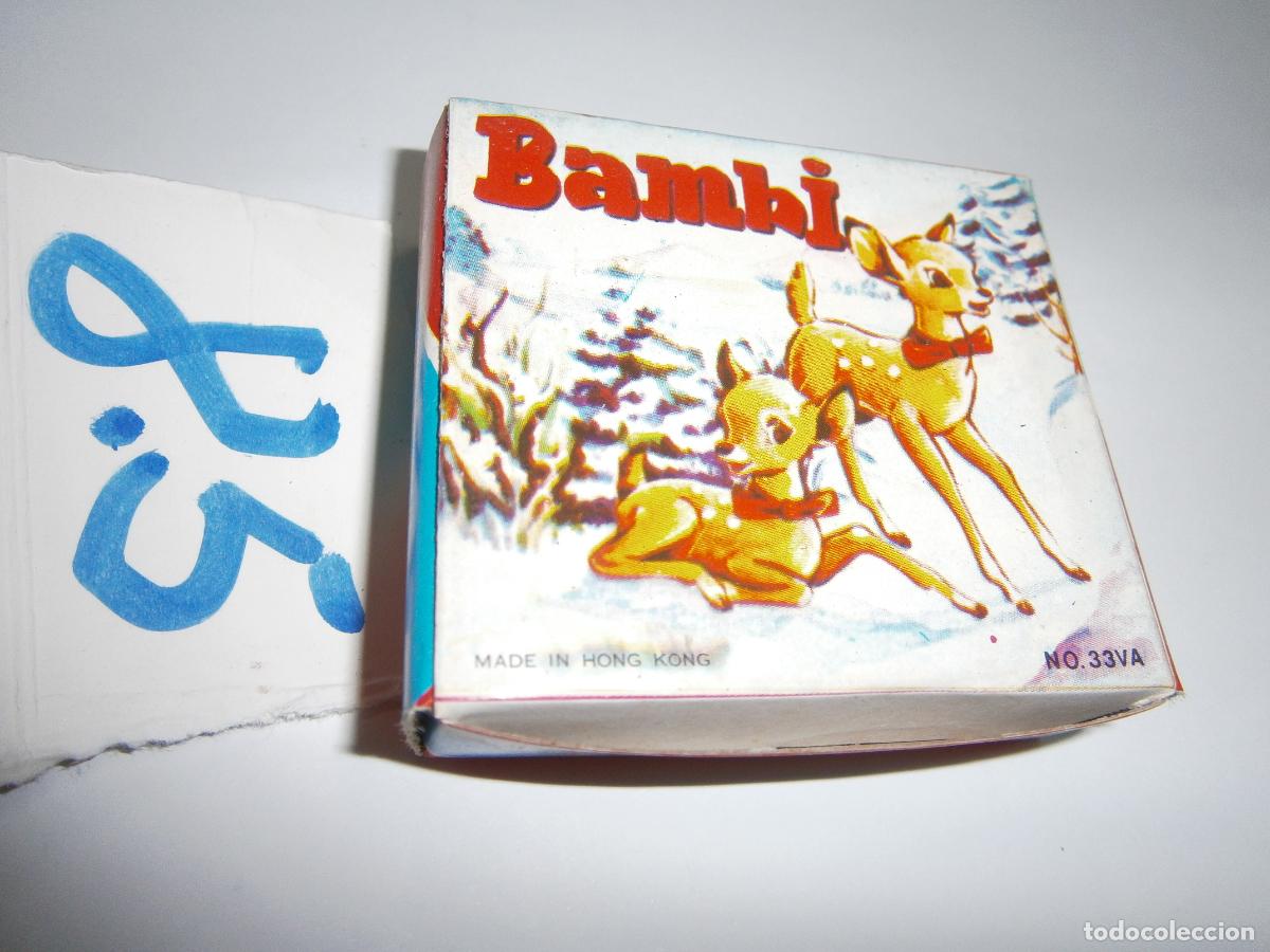 Rubber and PVC Figures: ANTIGUAS FIGURAS BAMBI EN SU CAJA NUEVAS SIN ABRIR