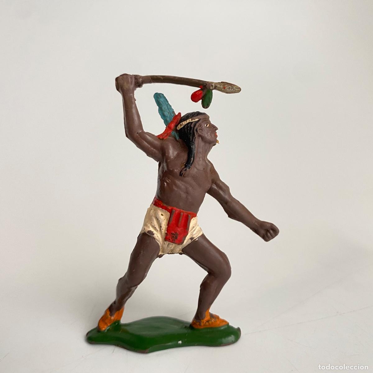 Figuras de goma y PVC: Guerrero indio de Teixido - Foto 1