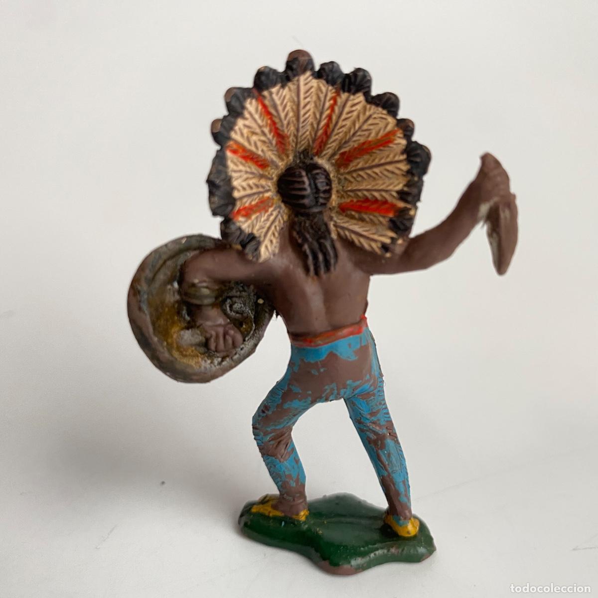 Figuras de goma y PVC: Guerrero indio de Teixido - Foto 2